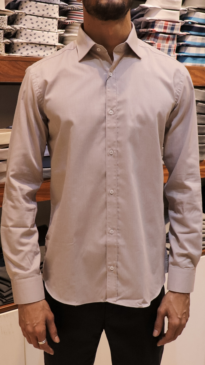 پیراهن نخ پنبه تک رنگ